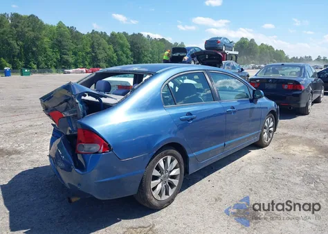 2009 Honda Civic Ex из США, поврежденный, VIN 2HGFA16809H360244